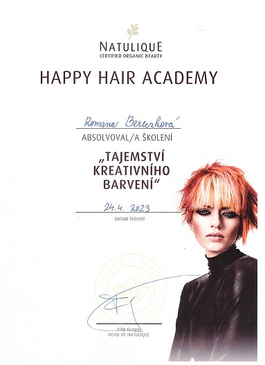Natulique certifikát - Tajemství kreativního barvení - 24.04.2023